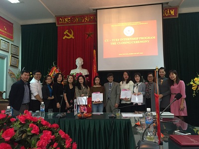 TNC tổ chức lễ chia tay đoàn Thực Tập Sinh Khoá 4 của trường Đại học Catholic Daegu – Hàn Quốc sau thời gian thực tập tại TNC